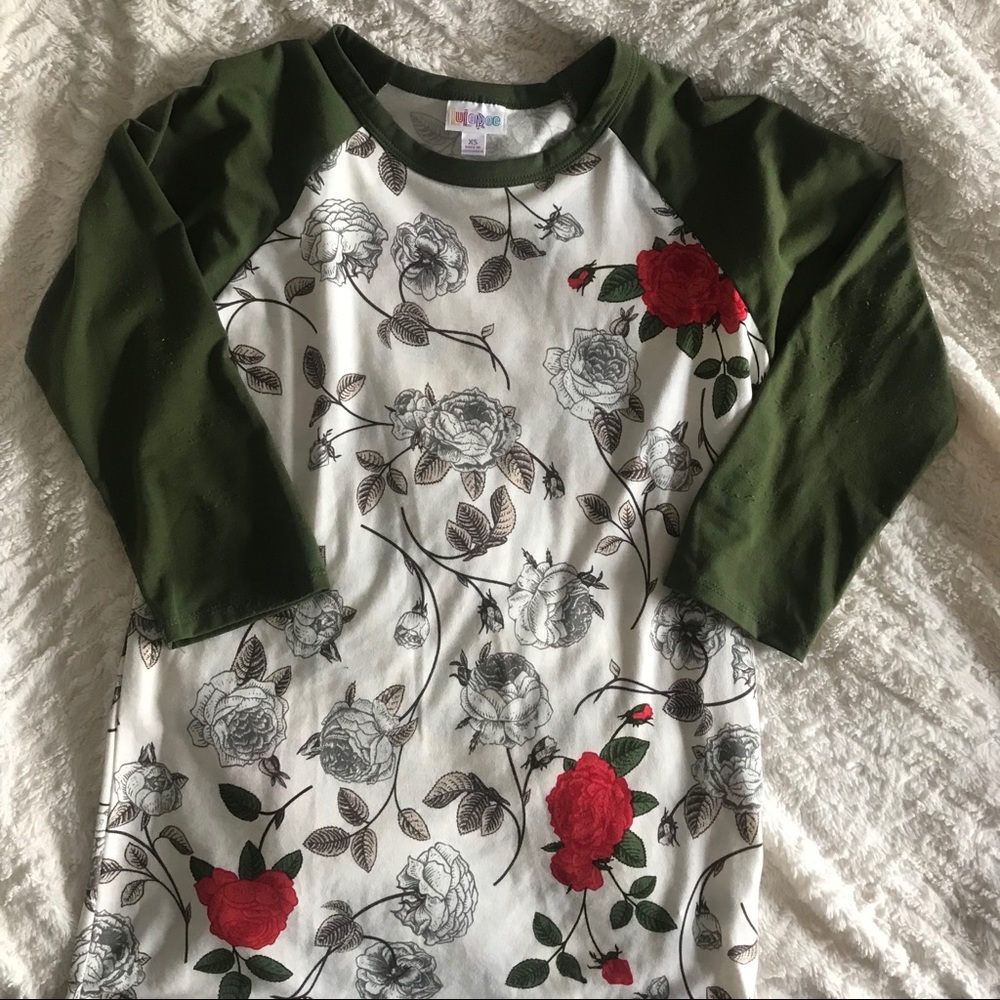 LuLaRoe Randy Baseball Tee